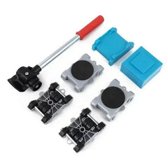 Heavy Duty Furniture Mover...Furniture Mover Tool Set Heavy Stuffs Moving Roller with Bar Furniture Casters Lifter Wheel Professional Moving Tool
