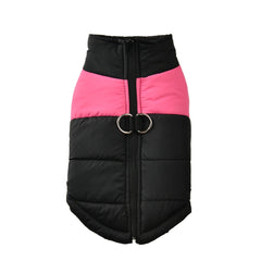 Pet Dog Jacket Warm Winter Clothes For Small Large Dogs Labrador Coat Windproof Waterproof Puppy Costume Vest With D-ring Pug
