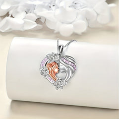 Fashion European And American Style New Heart-shaped Pendant Necklace