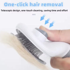 Pet Dog Brush Cat Comb Self Cleaning Pet Hair Remover Brush For Dogs Cats Grooming Tools Pets Dematting Comb Dogs Accessories