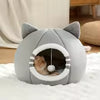 Deep Sleeping Cat Bed Cave Nest With Soft Mat Bed For Cats Pet Products Bag Sofa Pet House Dog Basket Tent Bearded Cama Para